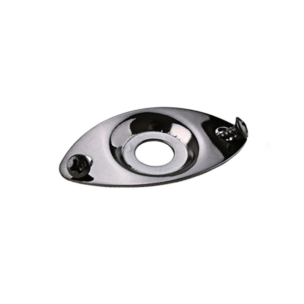 

Black Socket Sheet Guitar Output Jack Plates Electric Accessories for Metal