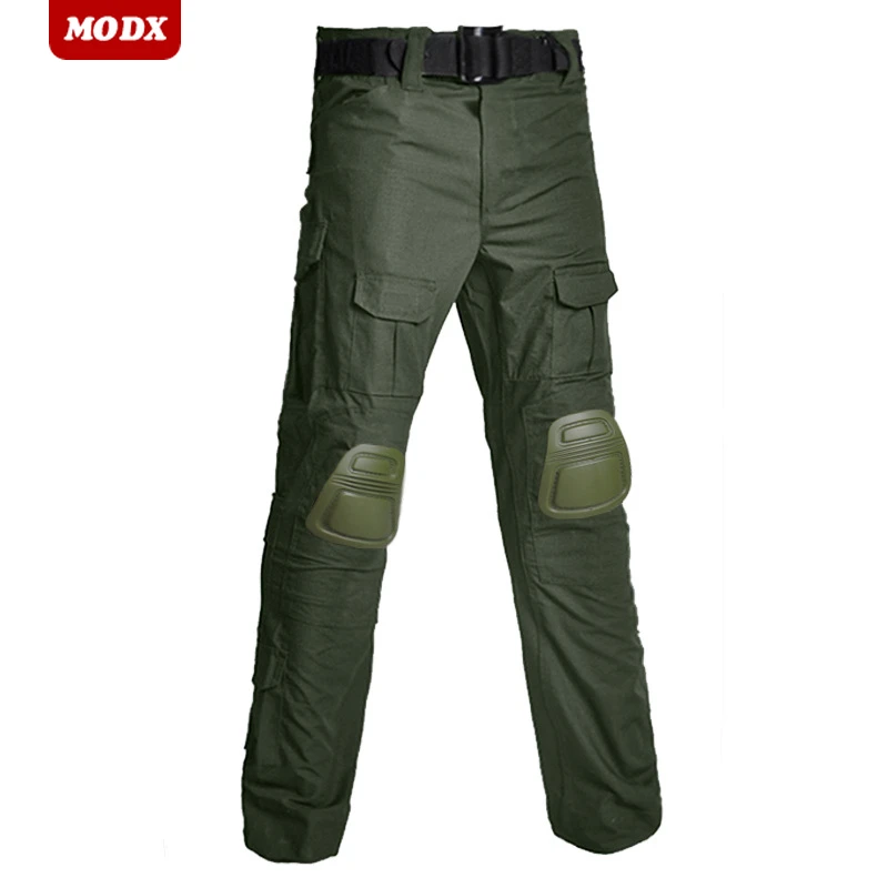 Camouflage Frog Suit Soft Shell Pants Outdoors Wear Resistant Training Work Trousers Multi Pocke Scratch-resistant Cargo Pants