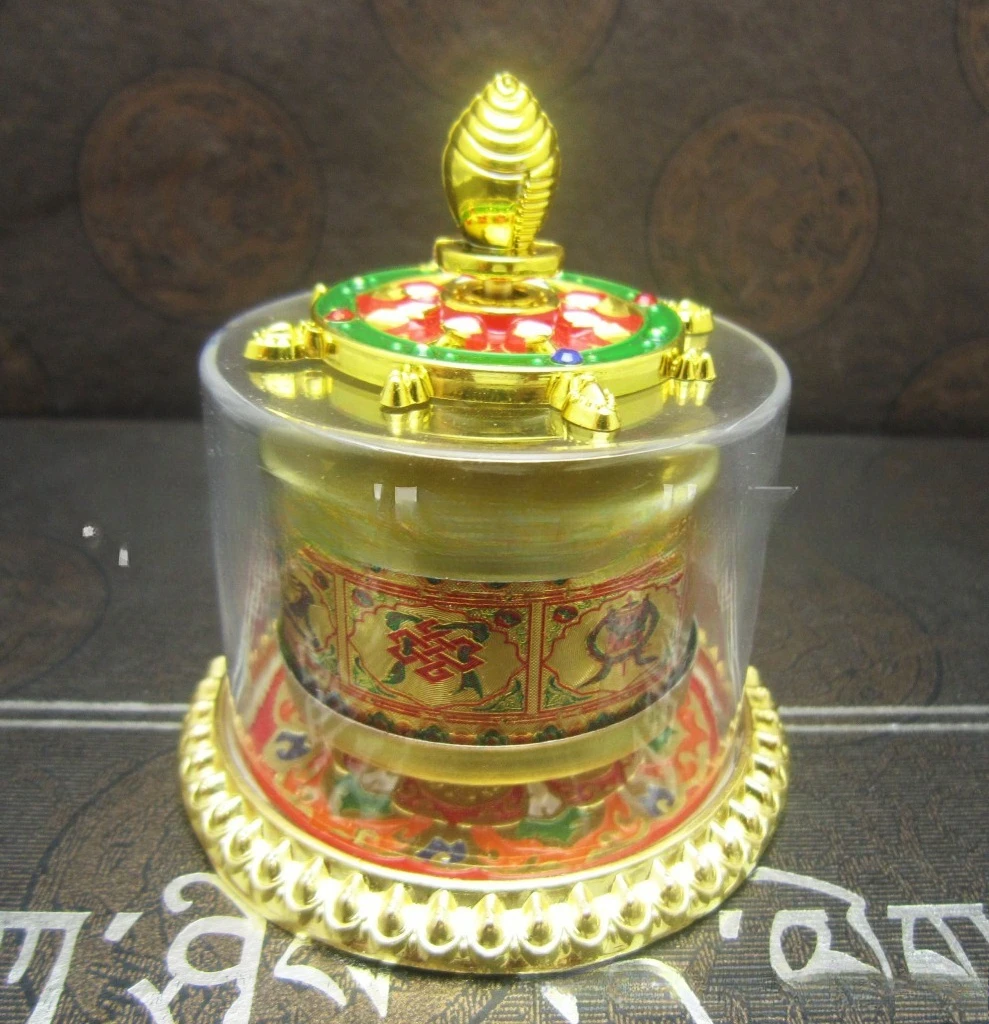 Hot Selling Finger Twisting Wheel Eight Auspicious Turning Wheel Round Wheel Tube