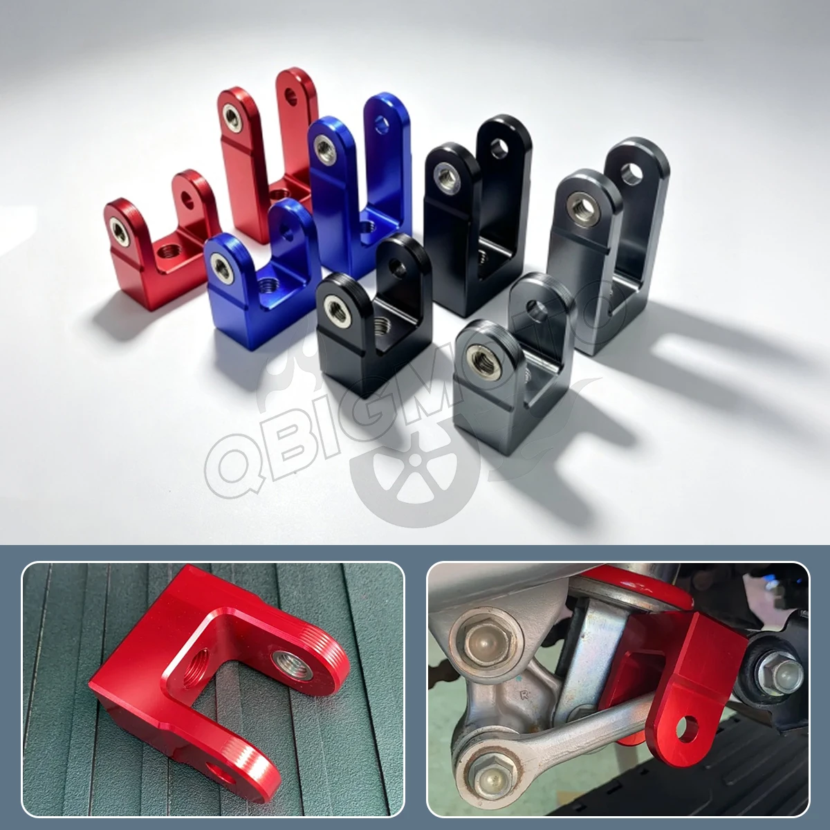 CRF250L CRF300L Rear Shock Absorber Adapter Mount Bracket CNC Suspension For Honda CRF 250L 300L 250M 300M Rally CRF250 CRF300 3