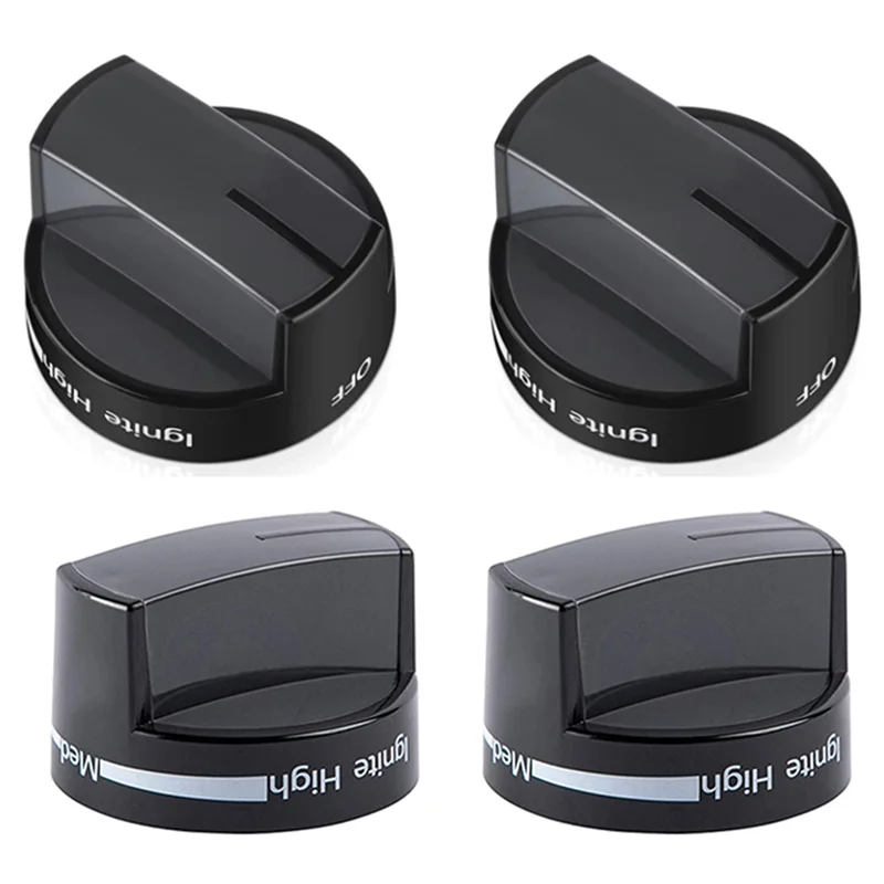 БИЗМЗ 4X Вт 10339442   Ручка плиты, ручки управления горелкой поверхности варочной панели, черные заменяет WPW 10339442   PS 11753188