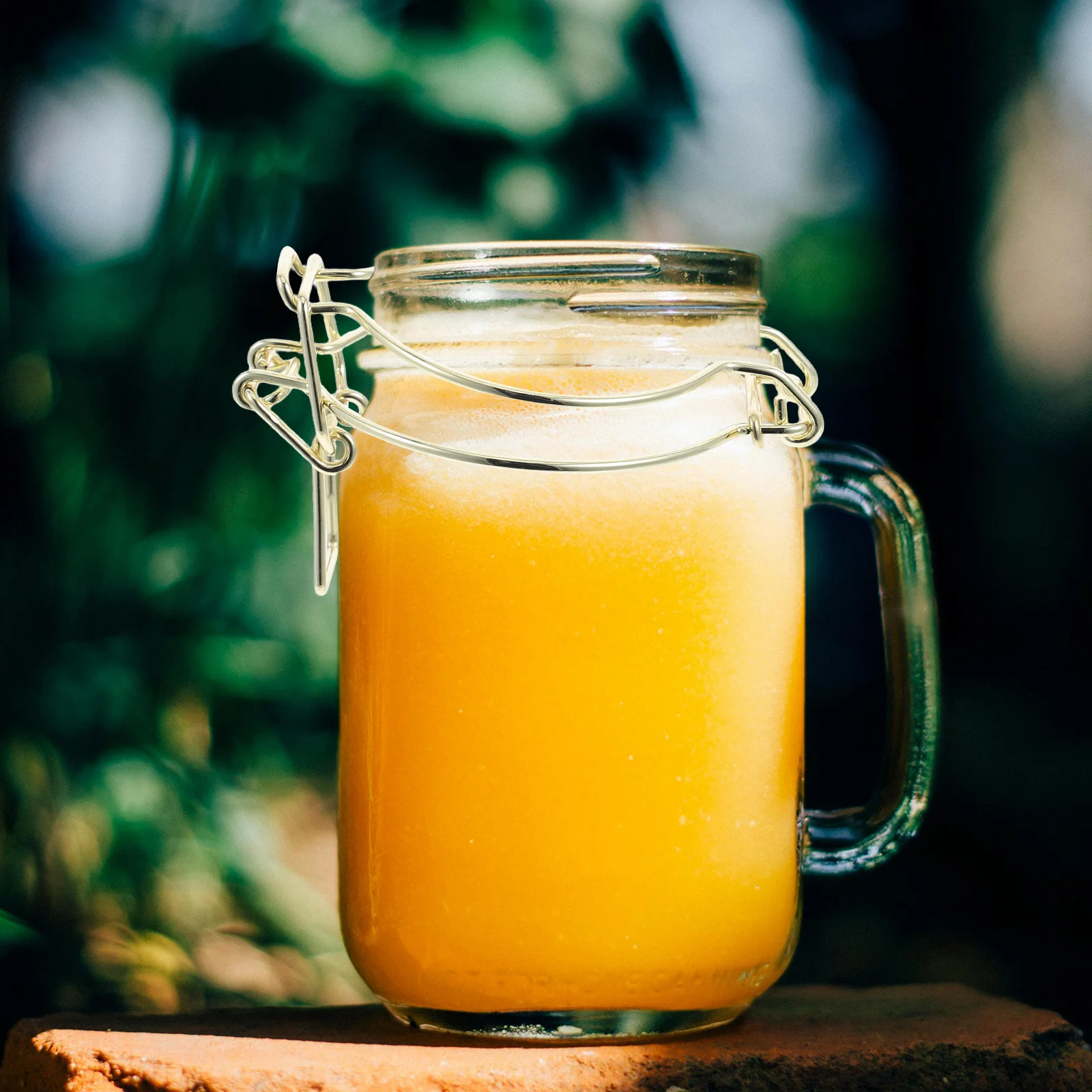 

10Pcs Gold Metal Jar Wire Latch for Glass Storage Jars Spring Loaded Seal Clip Mason Canning Jar Accessories Kitchen Seal Clamp