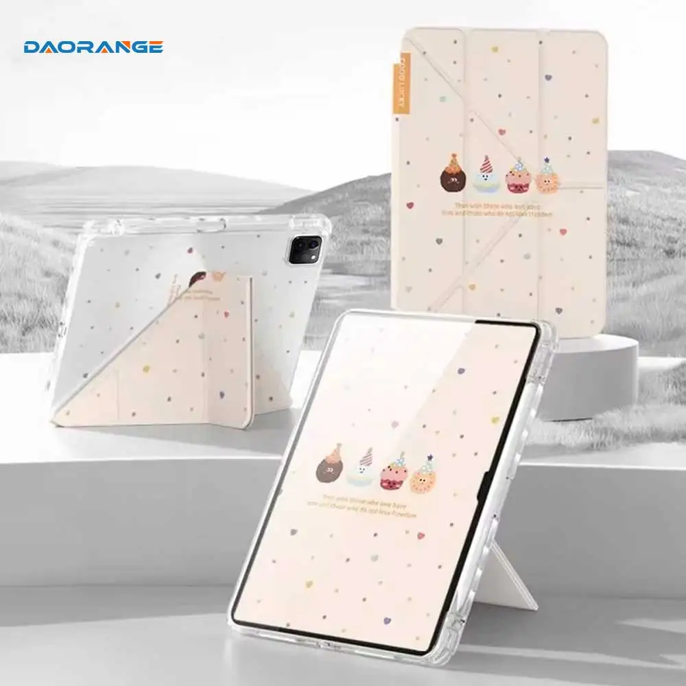 

3+Y Type Case For 2025 iPad Air 11/13 M2 Case iPad 10th Gen 11th A16 Cover Gen iPad Pro11 13 Air4 5 Mini 6 7with Pencil Holder