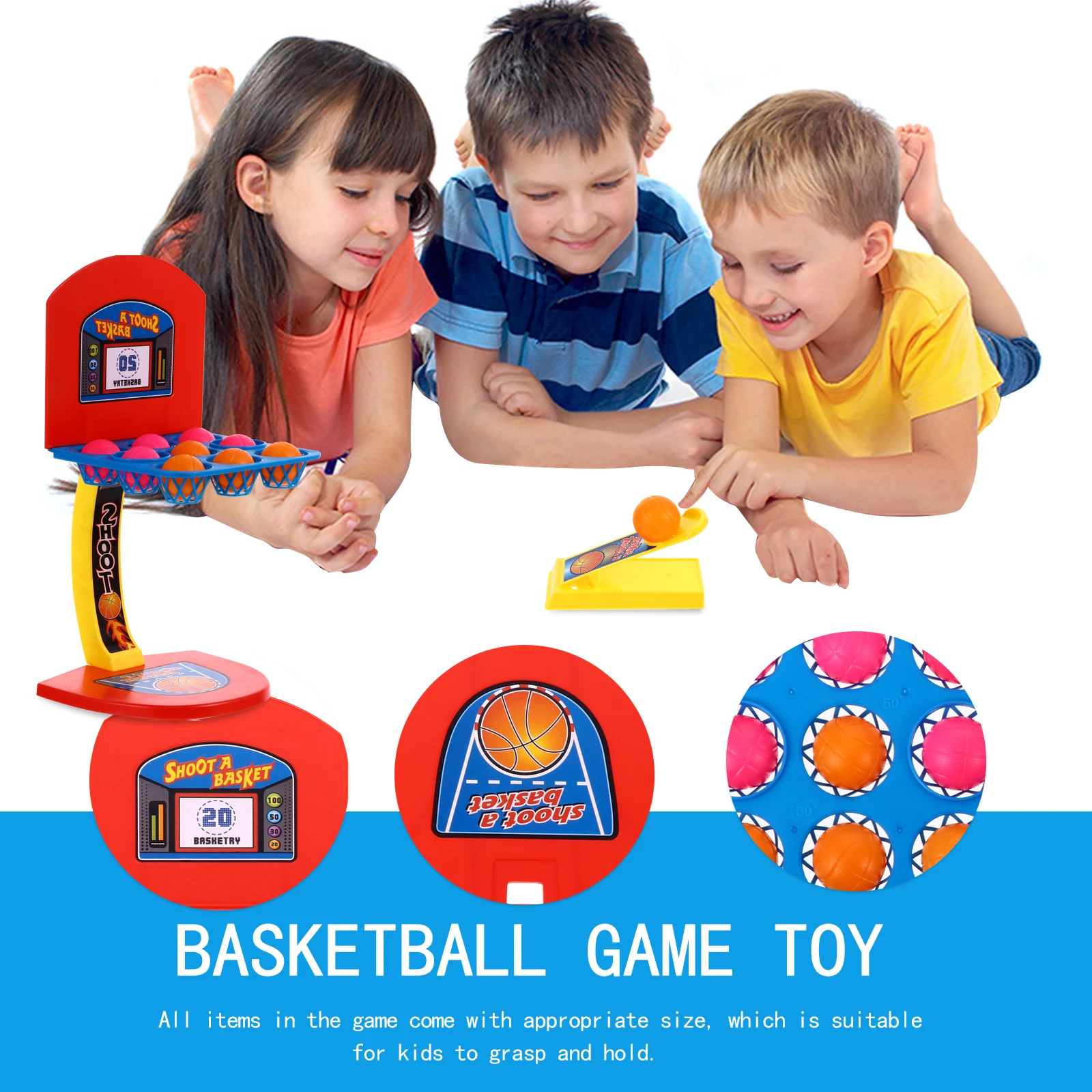 1 conjunto 1 conjunto crianças basquete jogo de mesa plástico educacional para aprendizagem precoce jogo esportivo interativo brinquedo design colorido