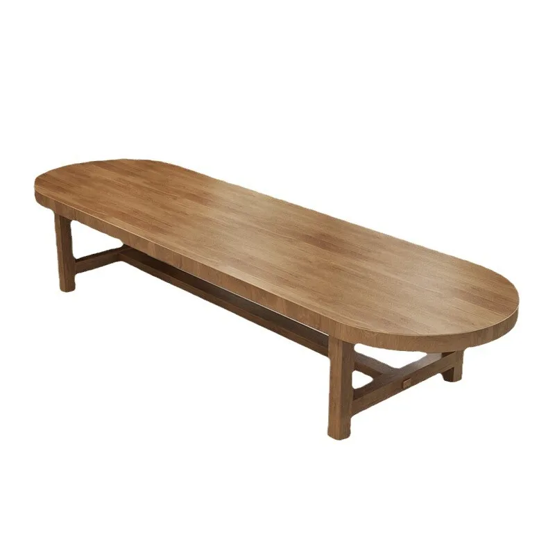 

Большой конференц-стол из массива дерева, верстак, овальный длинный стол, учебный стол, овальный конференц-зал, 3-метровый круглый большой