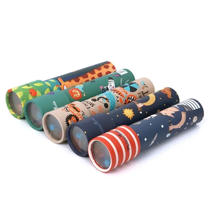 [Funny] 5 Choose Magical kaleidoscope Nostalgic classic parent-child Parent-child interactive toys scientific experiment toy