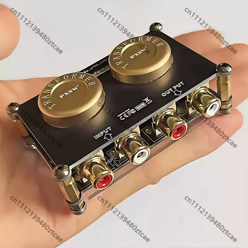 High Fidelity Passive Audio Preamp Module Isolator Boost Audio Gain Improve Sound Quality For Audio Equipment