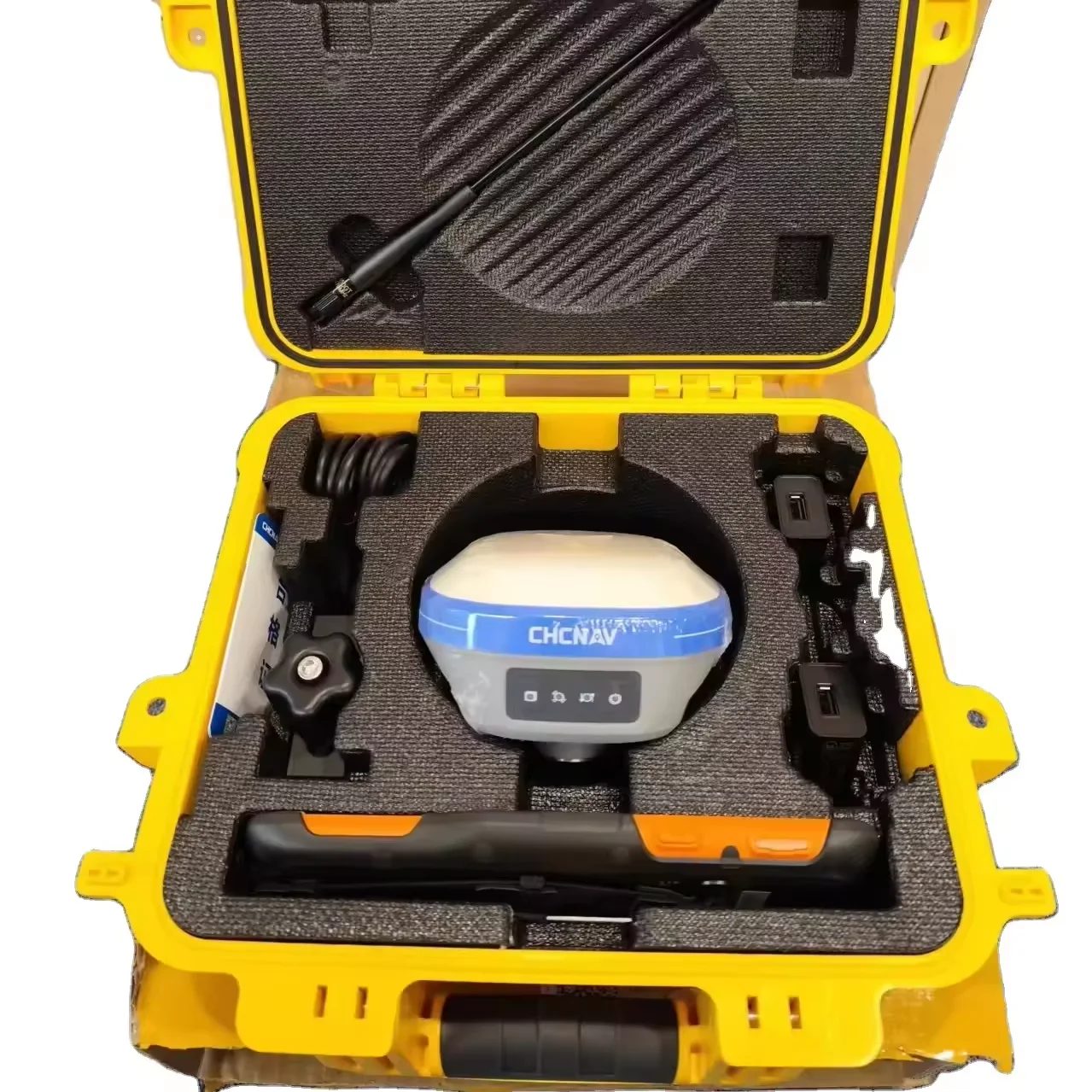 Alat Survei GPS Rover CHCNAV I73+/X6 GNSS RTK Receiver dengan Pengontrol HCE600 Landstar8