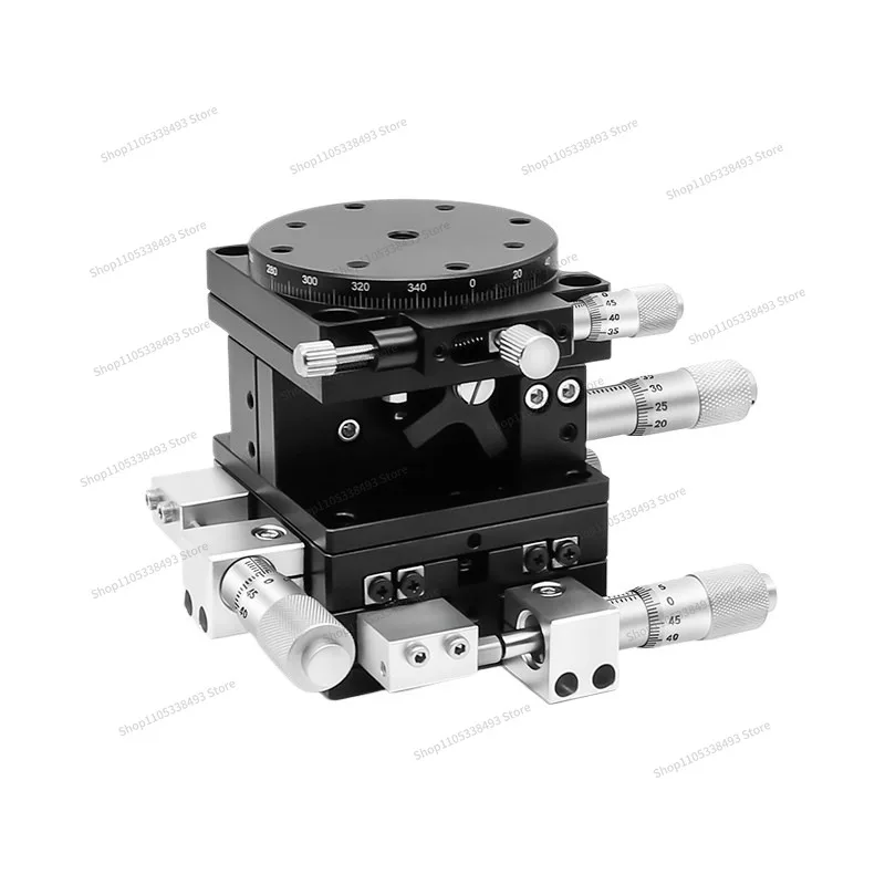 For XYZR Axis Displacement Platform, Four-axis Mobile Lifting Fine-tuning Sliding Table LTP40/LT60/80/90/125 -L-2N
