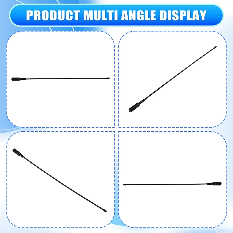 AR-771 Whip Antenna УФ двухдиапазонная рация для портативной/портативной радиостанции