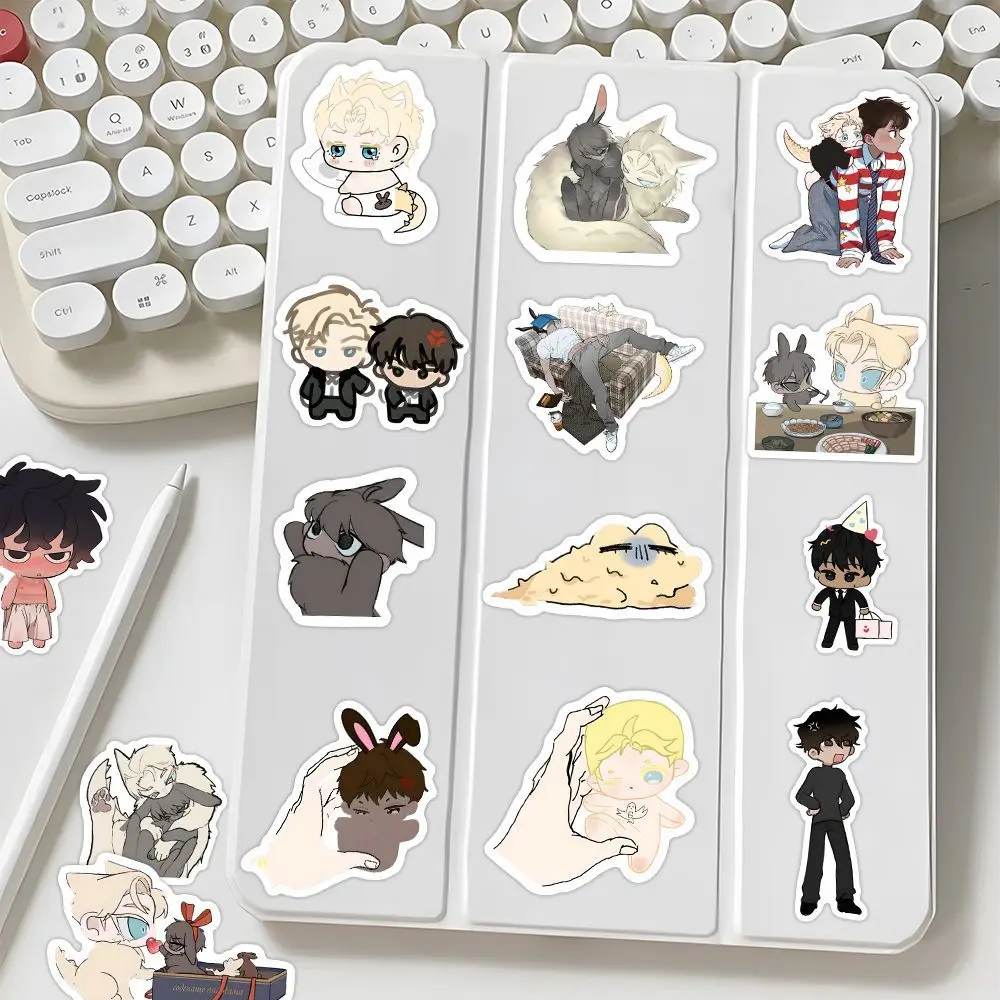 Code Name Anastasia Sticker Korean BL Manwha Stickers School Supplies Student Stationery Kawaii Laptop Phone Case Decor Gift