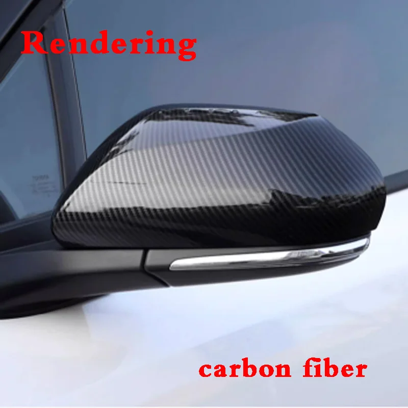 Suitable for Toyota Asia Dragon 2019 to 2023 Rearview mirror cover, carbon fiber ABS material, 2 pieces/set