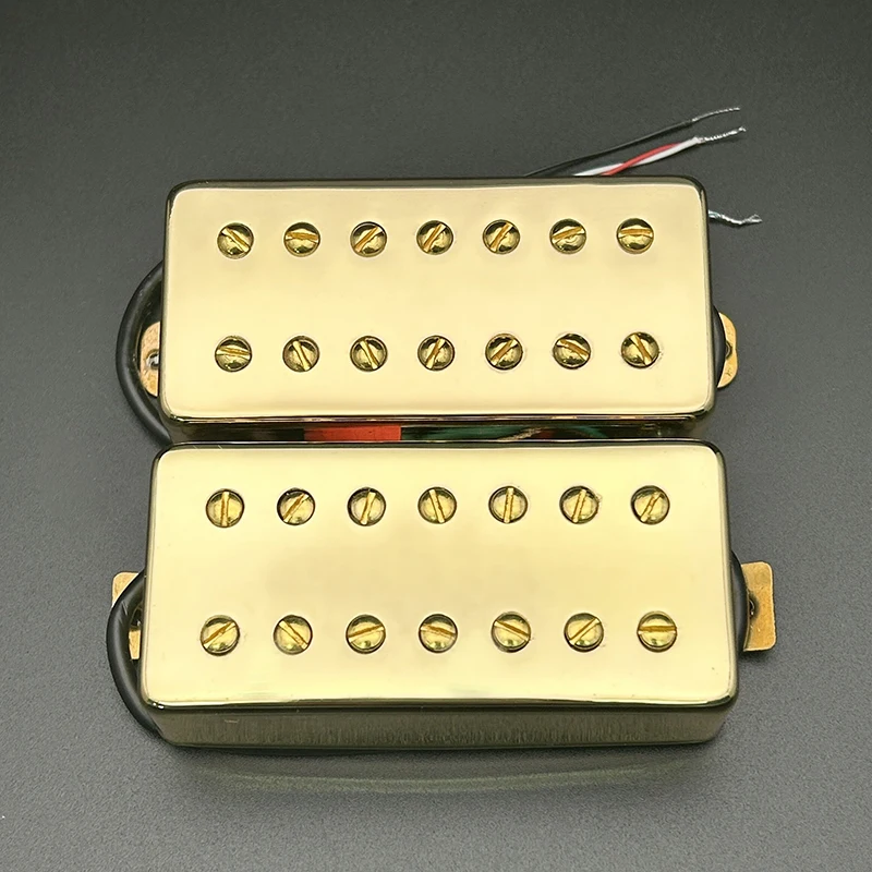 7-String Guitar Humbucker Pickup Dual in Line slotted Screw for Electric Guitar Black/Gold/Chrome