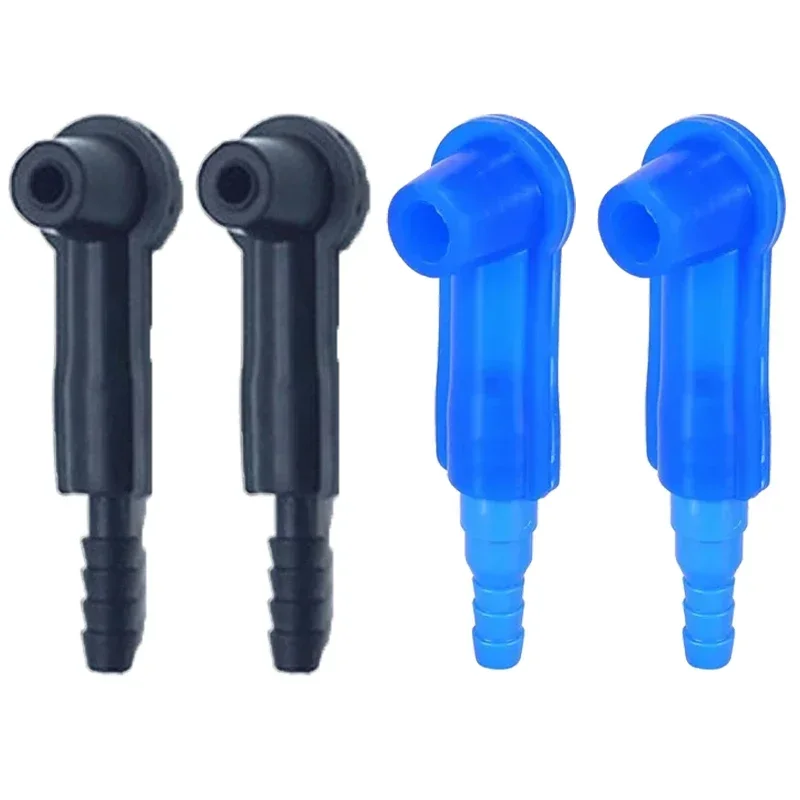 1/2/4Pcs Mixed Car Brake Fluid Oil Exchange Pump Empty Drained Oil Bleeder Blue Fluid oil Connector Auto Oil Filling Accessoires