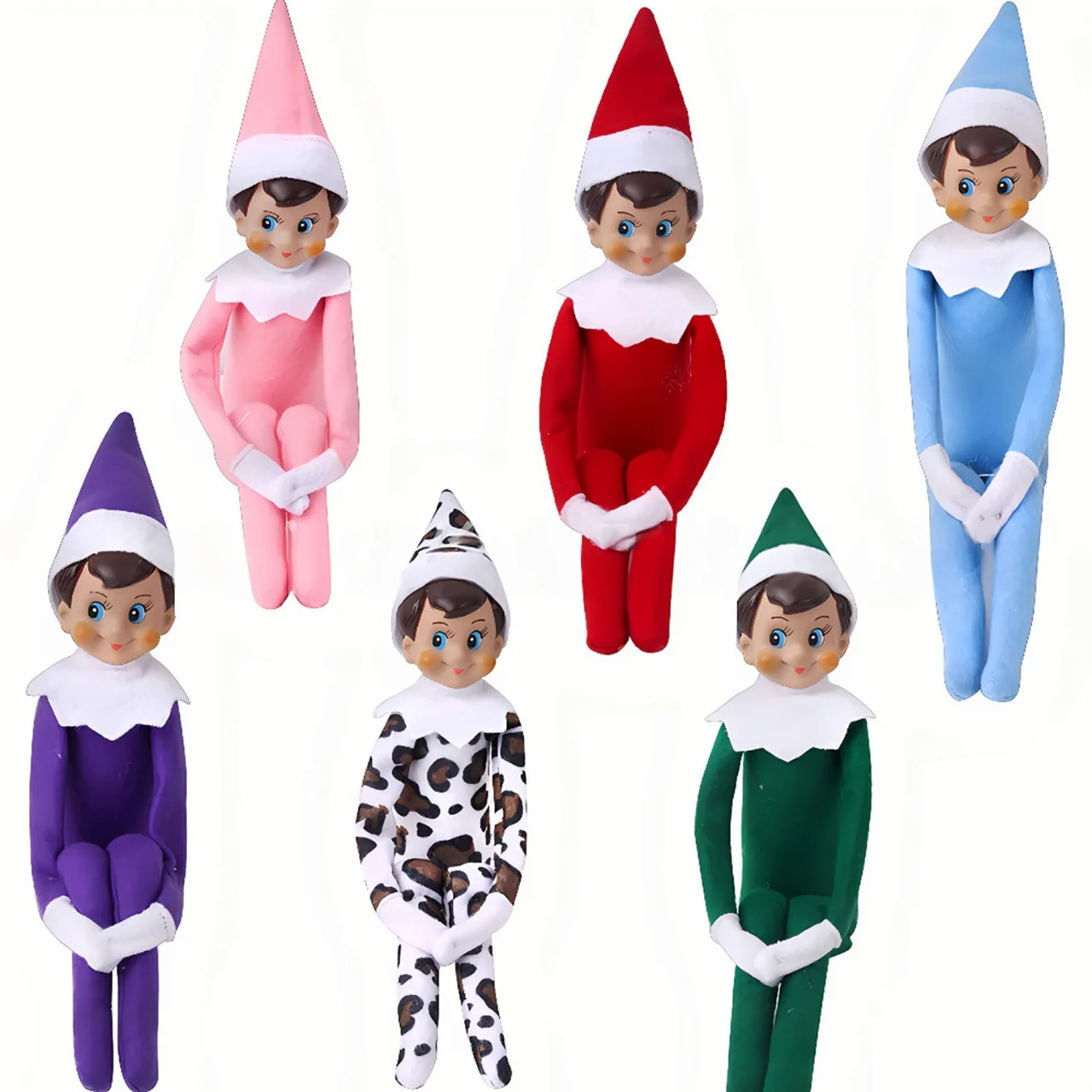 New Multi Style 33cm~35cm Cute Elf Doll Christmas Decoration Doll Accessories Toy Gifts