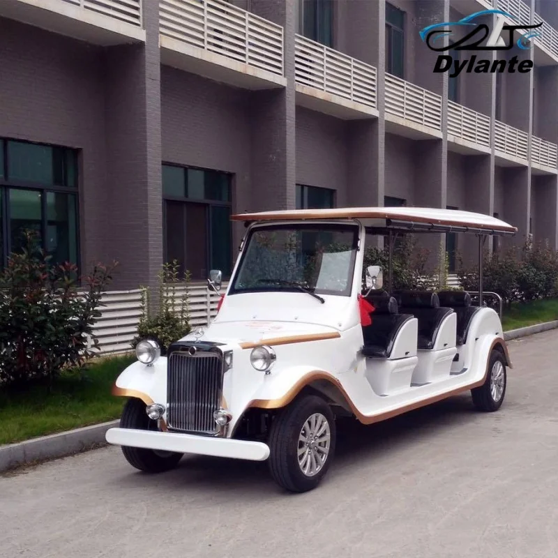 

New Design 5 8 11 Seater Club Car Electric Antique Tour Bus With Automotive-Grade Lighting Combination Design, High-End