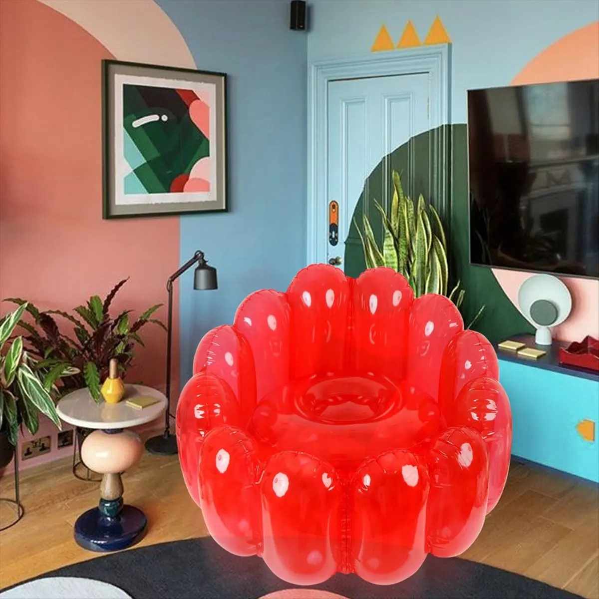 

Надувное кресло A56K Jelly, коллекция Jelly, портативный надувной диван, надувная мебель для дома, сада и патио