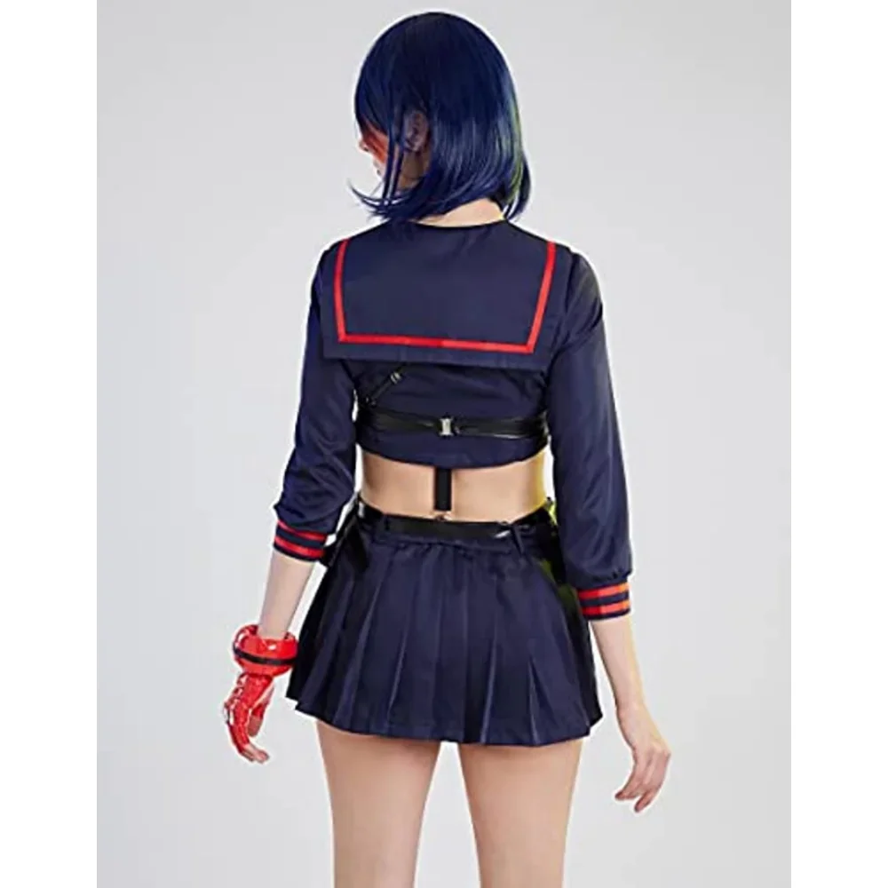 KILL La KILL Traje Cosplay para Meninas, Ryuko Matoi, Vestido de Festa de Halloween