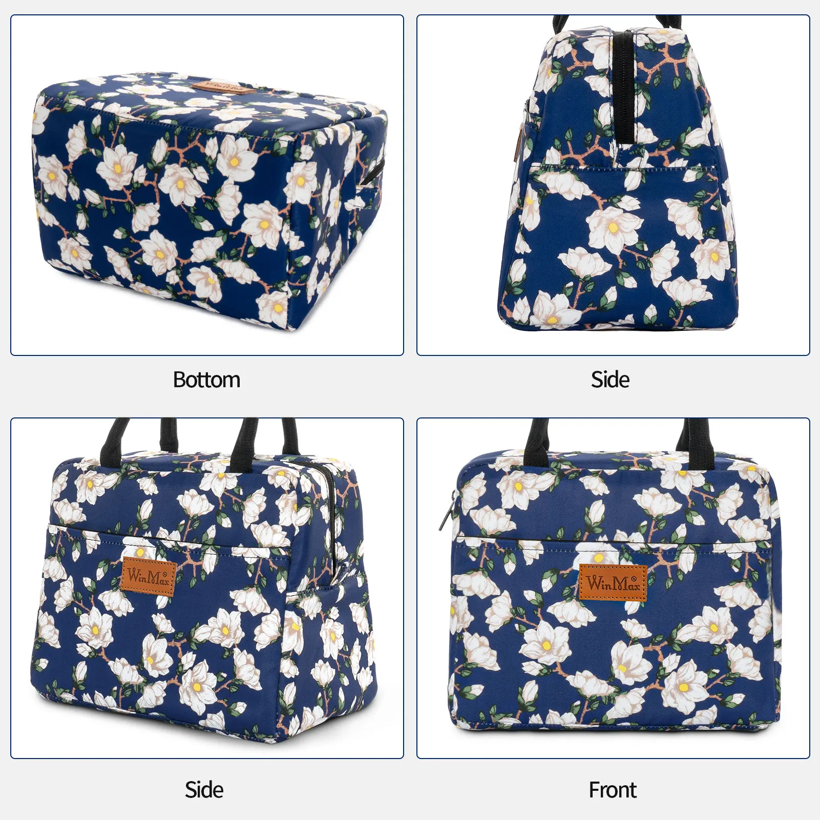 Lunch Box Lunch Bag Insulated Cooler Bag Waterproof Thermal Bag for Women Children Girls and Ladies, Cute for Work Picnic School