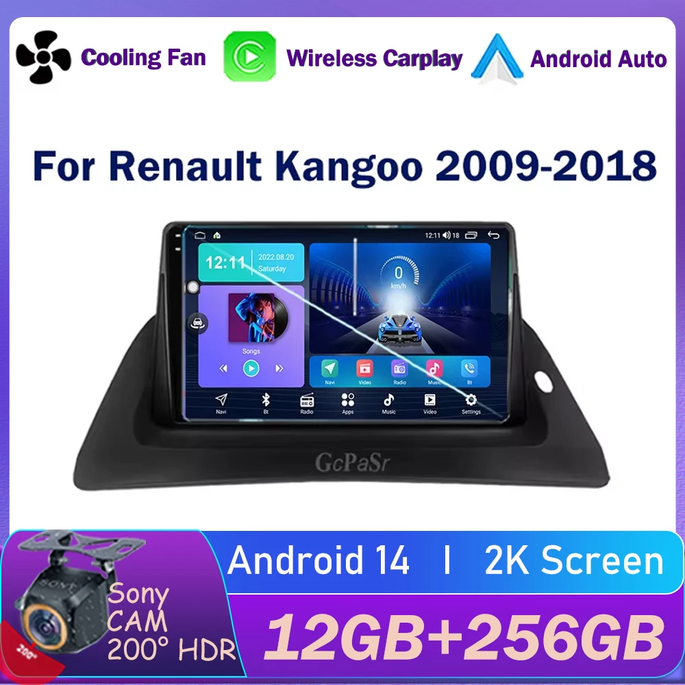 

Android For Renault Kangoo 2009 2012 2015 2016 2017 2018 Car Radio Multimedia Auto Video Player Carplay GPS Navigation Screen BT