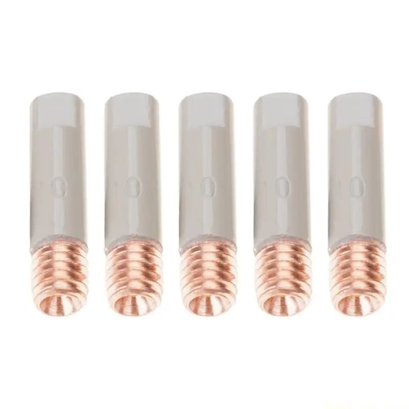 A2BE Pack Of 5 25mm Conductive Nozzles Tip Ensuring Better Flexibility And Safety In Welding Tasks Offering Wear Resistance