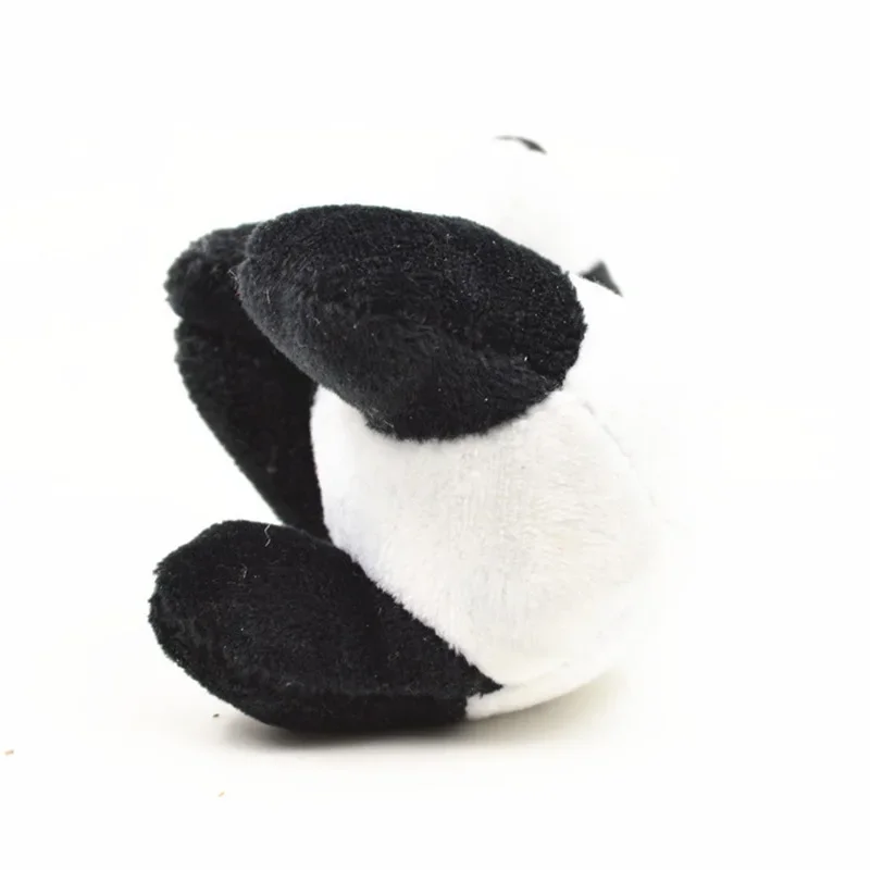 9 cm Kawaii Panda Peluche Bambola Giocattolo Morbido Animale Panda Clip Nero Bianco Che Abbraccia Tenda Clip Doll