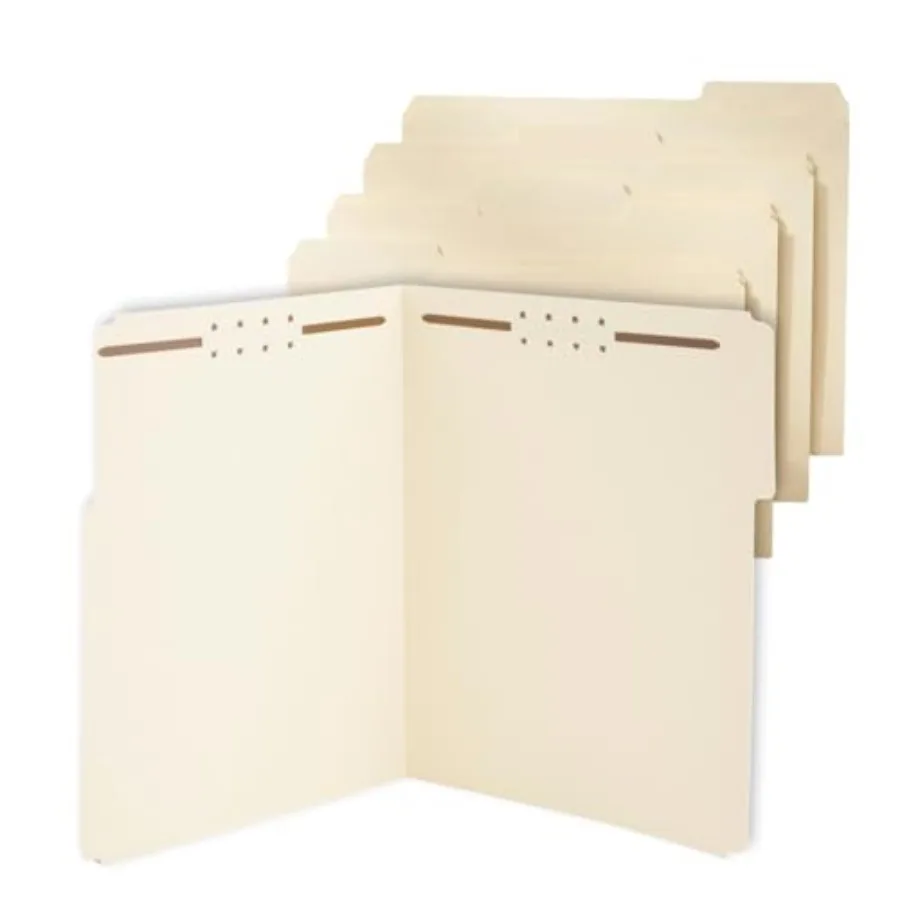 

Reinforced Classification Folder with Fasteners Letter Size 3/4″ Expansion Manila Pressboard Durable Construction 50/Pack