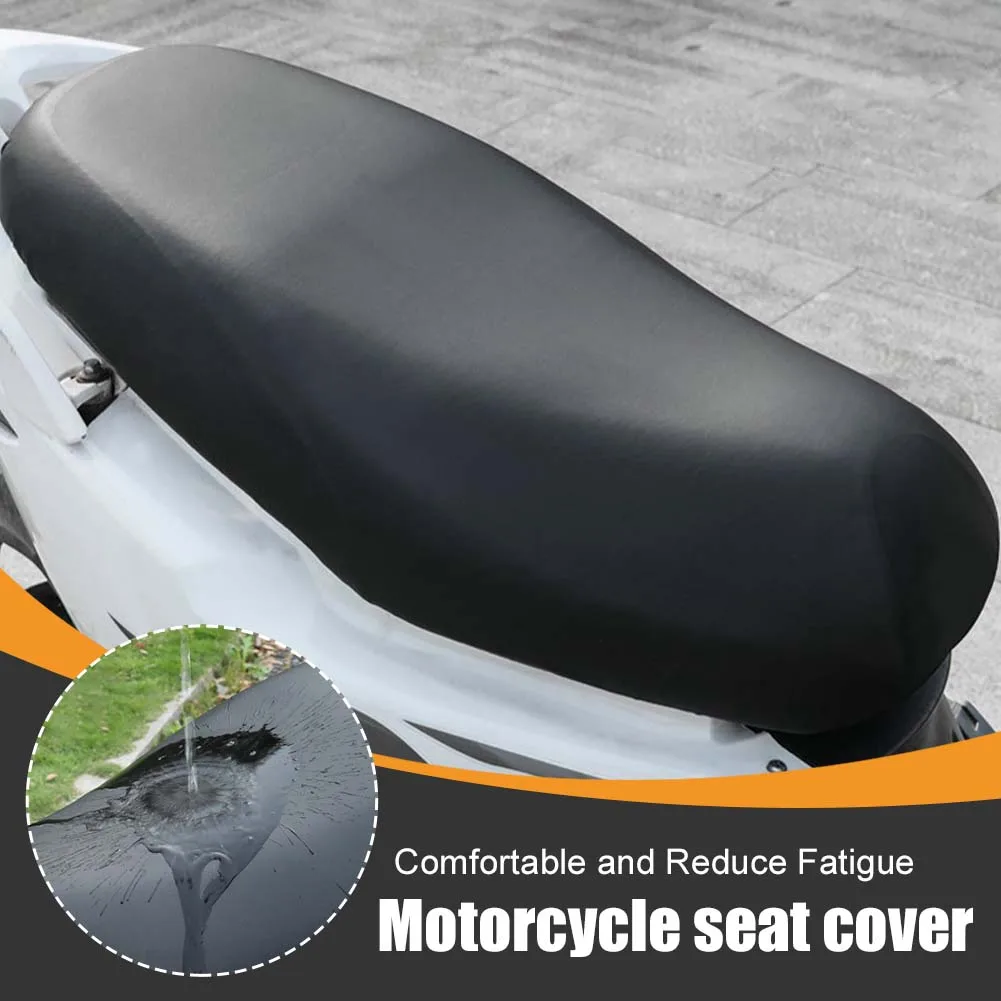 Motorcycle Seat Cover Waterproof Dustproof Rainproof Sunscreen Motorbike Scooter Cushion Seat Cover Protector Cover Accessories