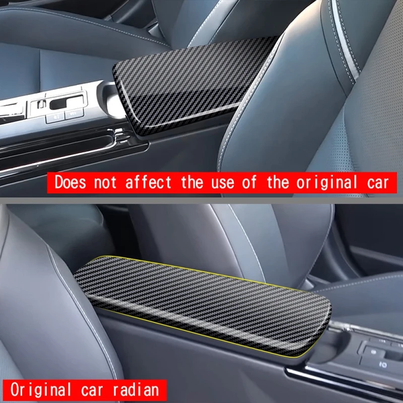 لتويوتا بريوس 60 سلسلة 2023 2024 Abs ثلاثية الأبعاد Partsbon أجزاء الألياف وحدة التحكم المركزية مسند الذراع صندوق تخزين غطاء لوحة الكسوة