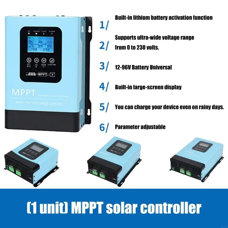 

High Electric Solar Battery Charges 60A MPPT Automatic Electric Recognition ABS B03E