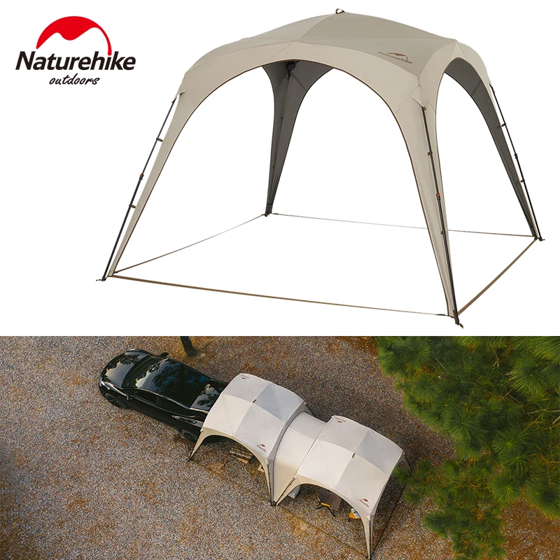 

Naturehike Outdoor Dome Tent Canopy Waterproof Self-supporting Quick Open Canopy Docking Tent Camping Large Sunshade Tarp Tent