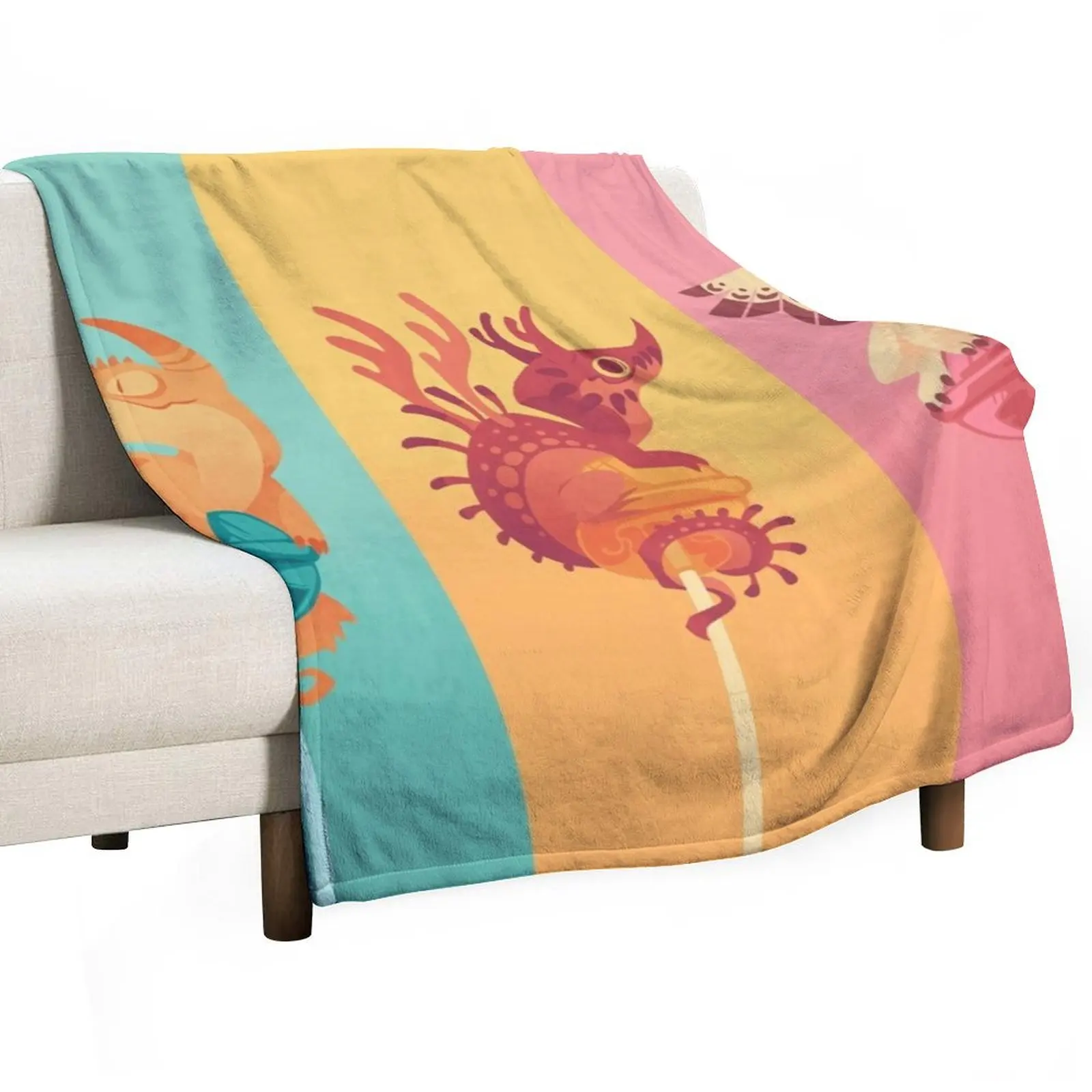 Dragonpops assorted pack Throw Blanket Weighted wednesday Blankets