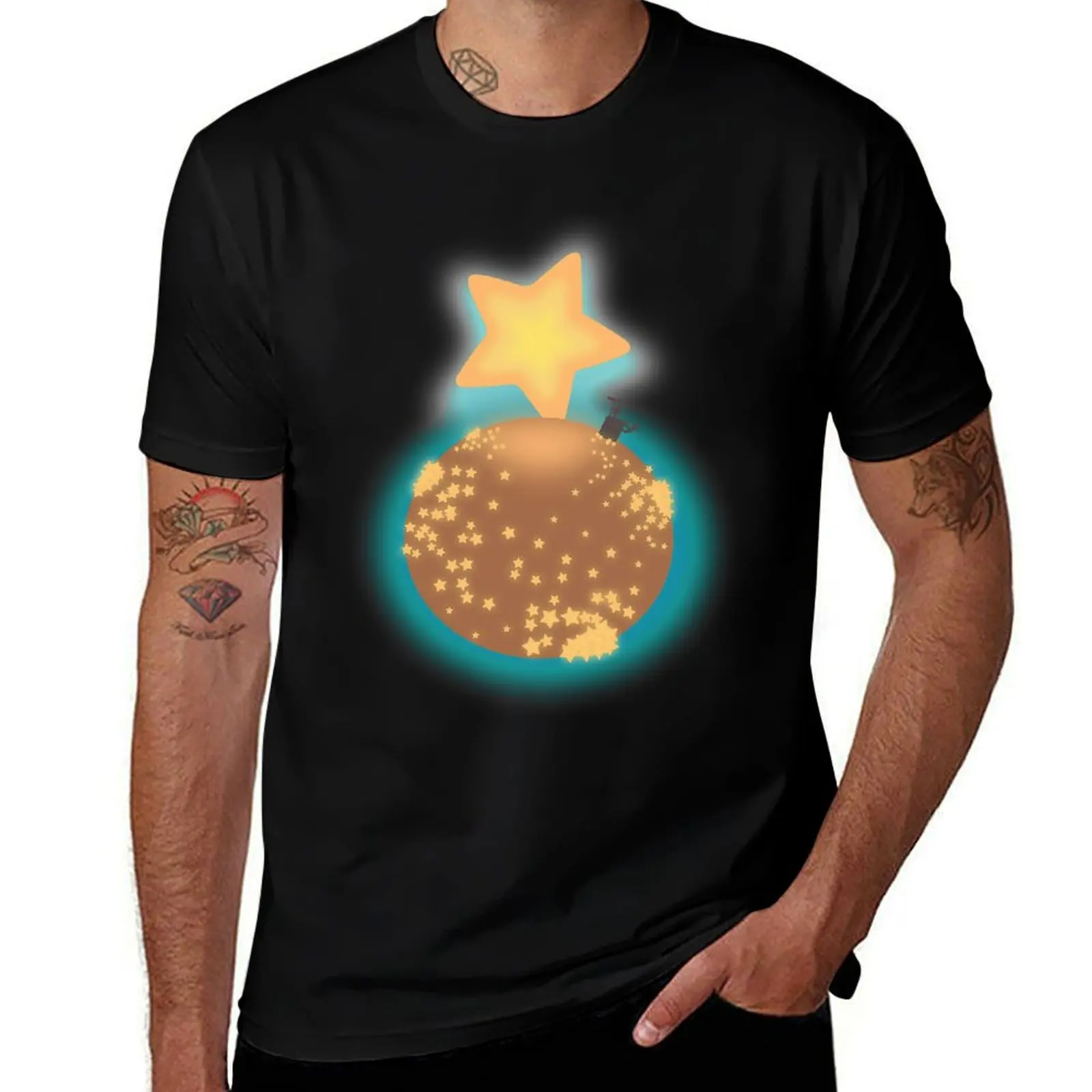 

La Luna T-Shirt vintage graphic t shirts Aesthetic clothing sweat mens cotton t shirts