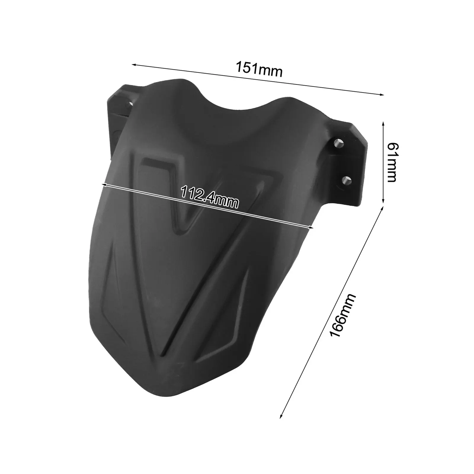 Front Rear Mudguard For Kukirin For G2 For Master Electric Scooter Plastic Front Rear Fender-Electric Scooter Parts image 2
