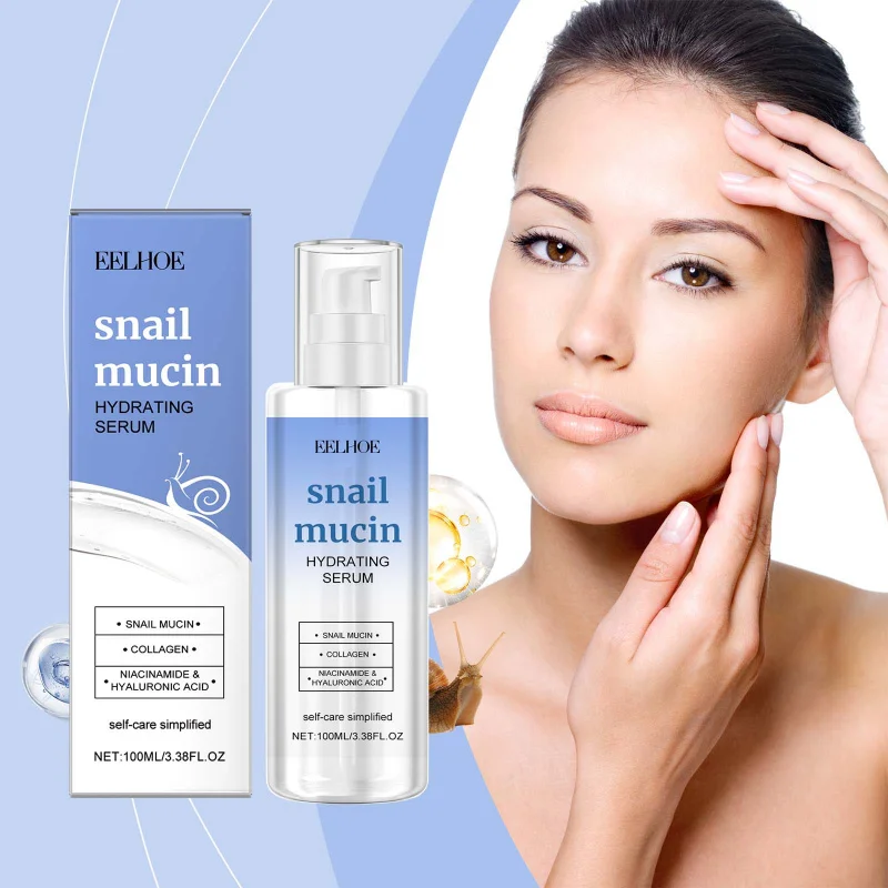 

Snail Mucin Moisturizing Serum, Nourishing, Moisturizing Facial Skin, Radiant, Smooth & Gentle Care Hydrating Essence