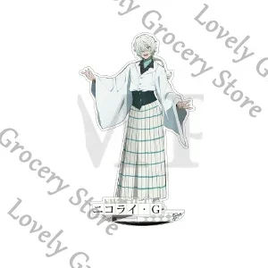 Genuine Anime Bungo Stray Dogs Nikolai Gogol‌ Izumi Kyouka Dazai Osamu Nakahara Chuya Cosplay Cartoon Acrylic Standing Sign Gift view 6
