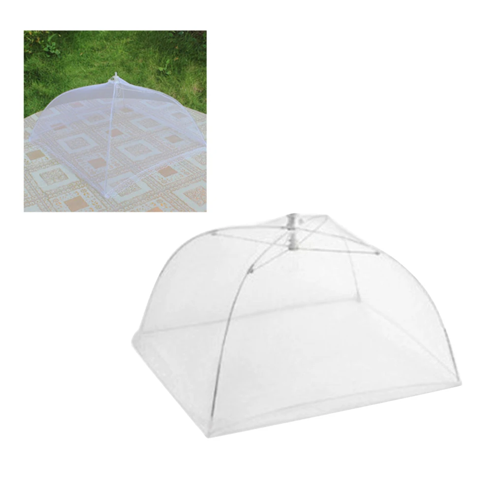

2 Pcs Food Cover Net Covers for Outdoors Large Material Microwave Protective Foldable Extra