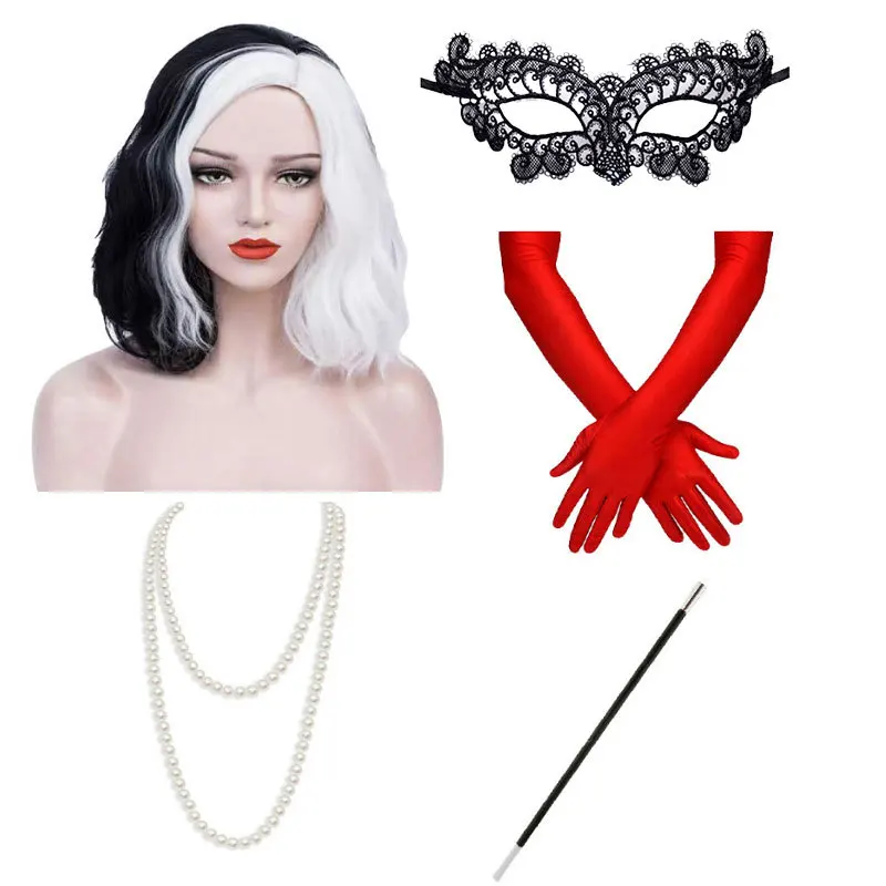 Ouderwetse Hoofddeksels 1920S Maskerade Party Bruiloft Accessoires Veer Hoofdband Handschoen Set Voor Vrouwen Meisje Rekwisieten