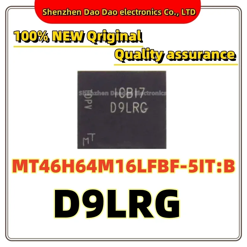 

MT46H64M16LFBF-5IT:B silk screen D9LRG BGA-60 DRAM memory chip new original