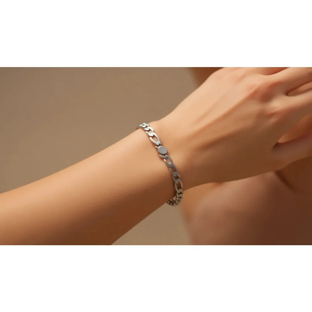 

Браслет-цепочка из цельного серебра 925 пробы с алмазной огранкой 5 мм, для женщин и мужчин, сделано в Италии