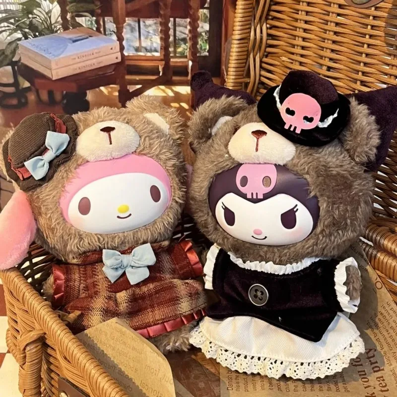 New Sanrio Characters British Afternoon Tea Series Vinyl Doll Blind Box Toys Kawaii Action Figure Cartoon Decor Surprise Gift