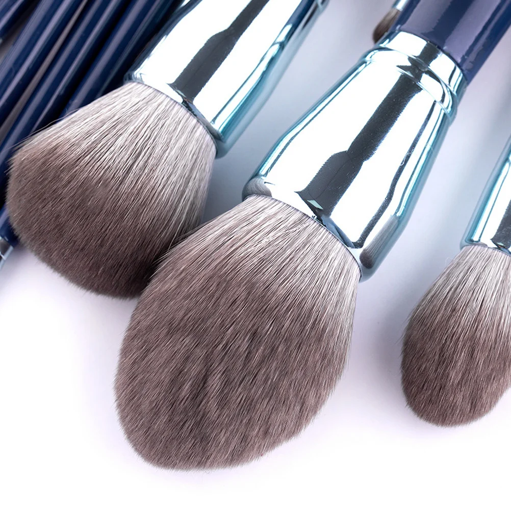 Ensemble de pinceaux de maquillage, manche en bois, outils professionnels pour fond de teint, Blush, ombre à paupières, Contour, 11 pièces