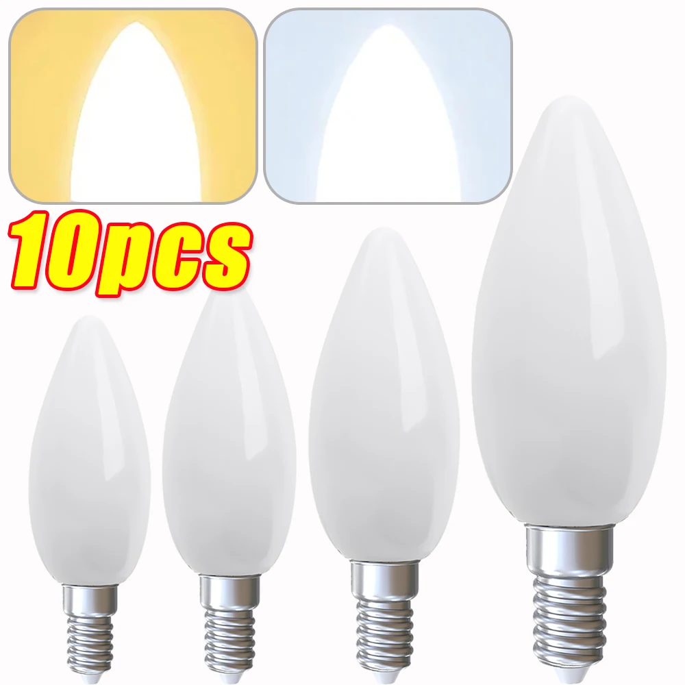 

10/1Pcs LED Light Bulb E14/E12 Universal Refrigerator Lamps Replacement Screw Bulb For Refrige Display Cabinets Home Night Light