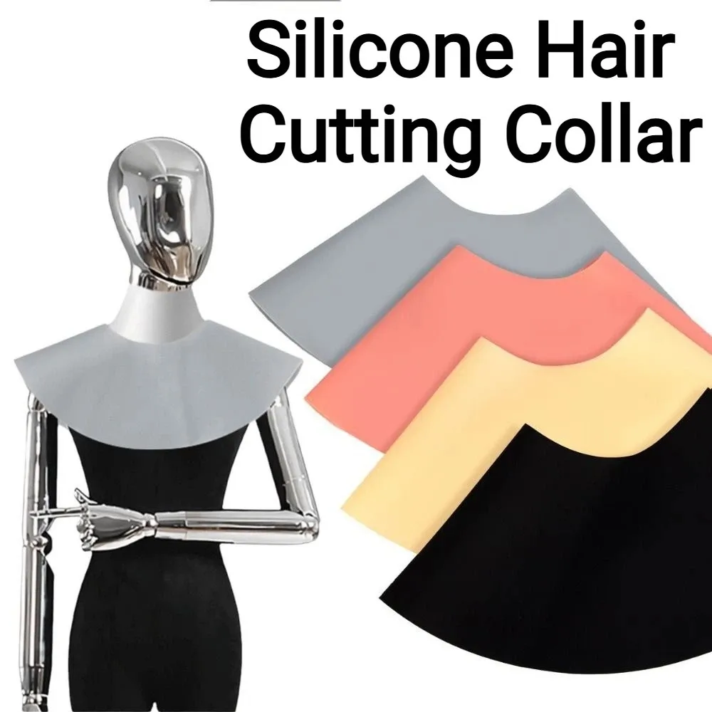 

Waterproof Silicone Hair Cutting Collar Protective Collar Reusable Haircut Shoulder Pad Professional Durable Hair Cutting Mat