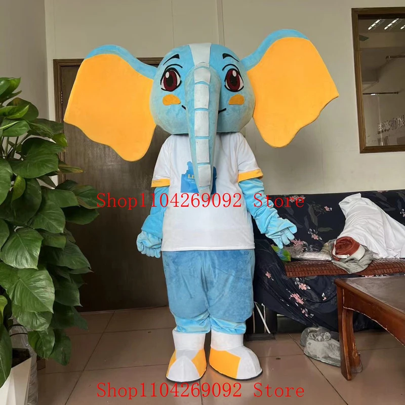 

Adult Cosplay Plush Cartoon Elephant Mascot Costume Gorilla Lion Zebra Giraffe Animal Theme Halloween Party Suites Wholesale