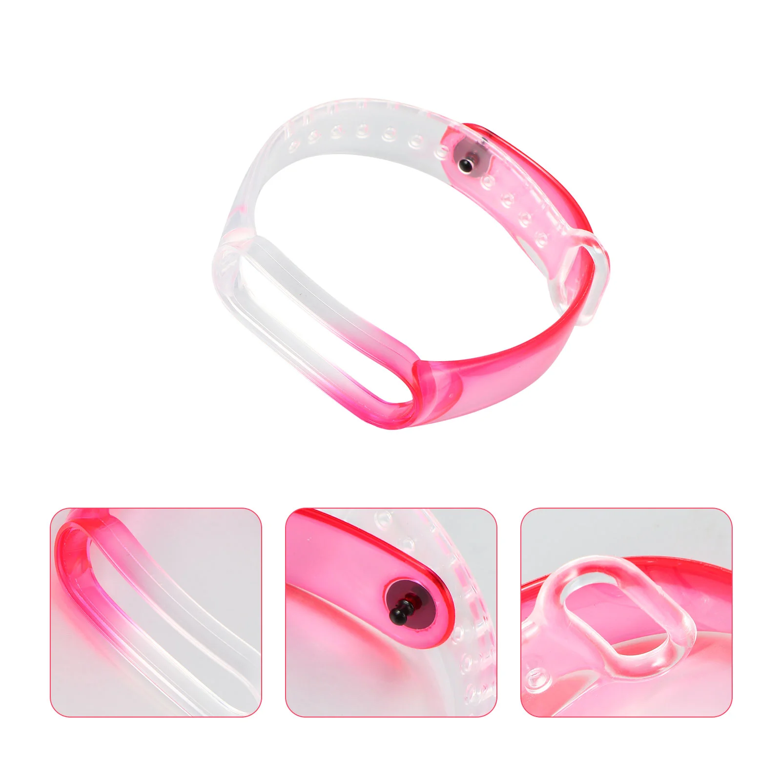 

Intelligent Strap Watch Bands Replacement Wristband Transparent Tpu Smart Simple