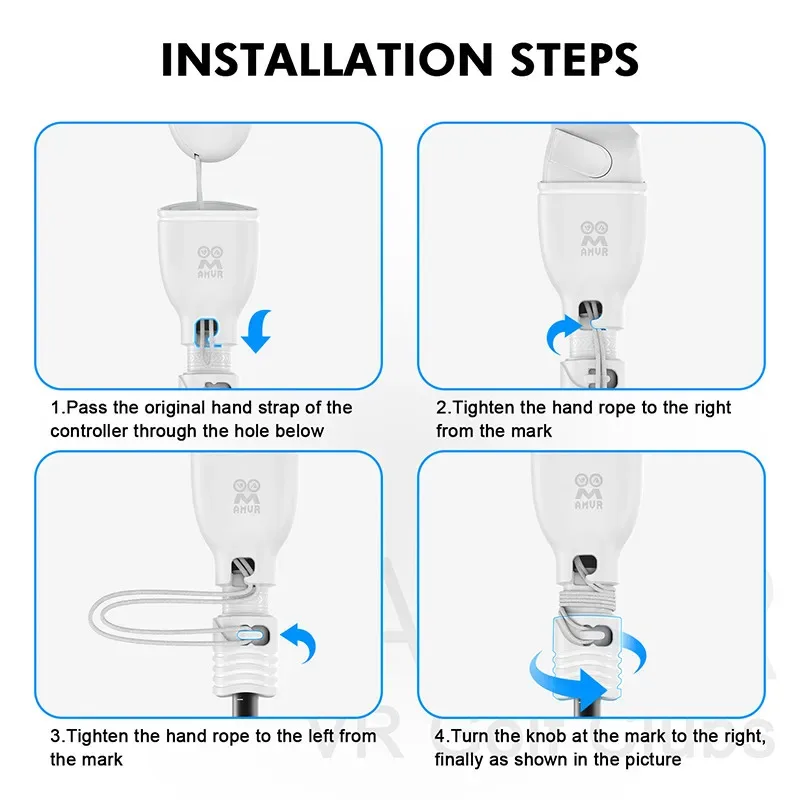 VR Golf Club Grip for Oculus Quest 2 Controller Attachment Retractable Handle Tennis Baseball Golf Grip VR Accessories