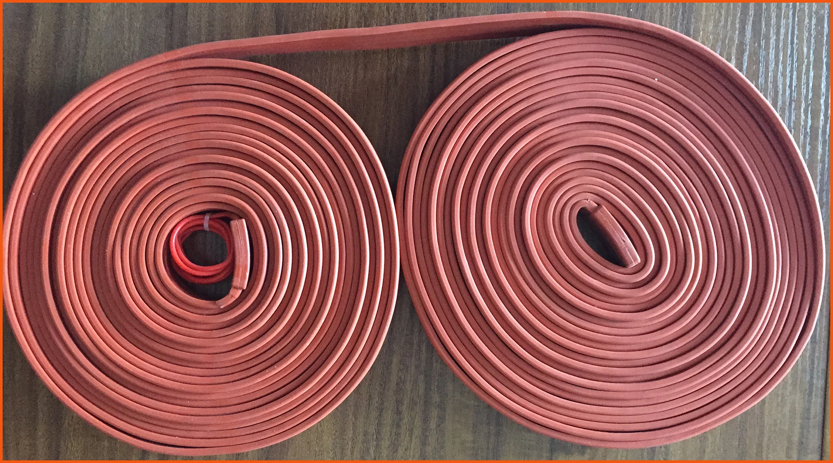 26mmx2m 160W 220V High quality Electric heated Silicone Heating Pipeline tracing belt Silicone Rubber Pipe Heater waterproof