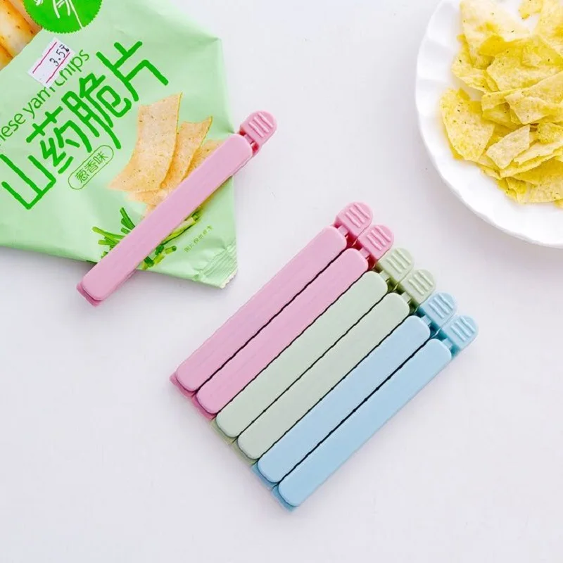 

10Pcs Portable Kitchen Storage Food Snack Seal Sealing Bag Clips Sealer Clamp Plastic Tool Kitchen Accessories