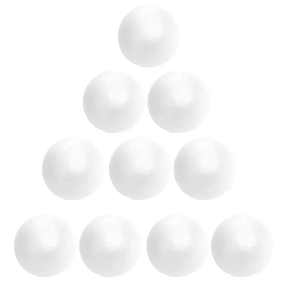 12 Pcs Foam Balls Craft Projects Children Gifts Solid DIY Educational Toy Ball Model Ornament Winter Christmas